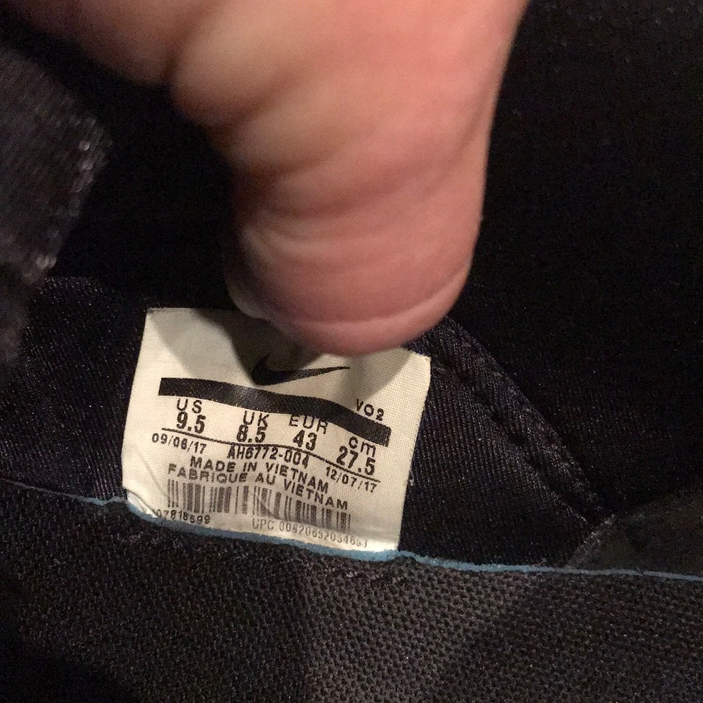 {Nike} Air Force 270 Safari Hyper Crimson Blk 9.5 - Picture 7 of 8